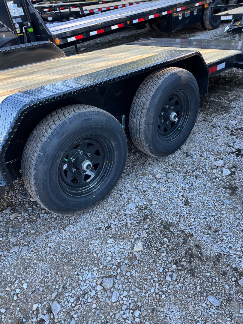 New 2026 Sure-Trac 7 x 20 C-Channel Flat Wood Deck Car Hauler