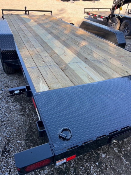 New 2026 Sure-Trac 7 x 20 C-Channel Flat Wood Deck Car Hauler