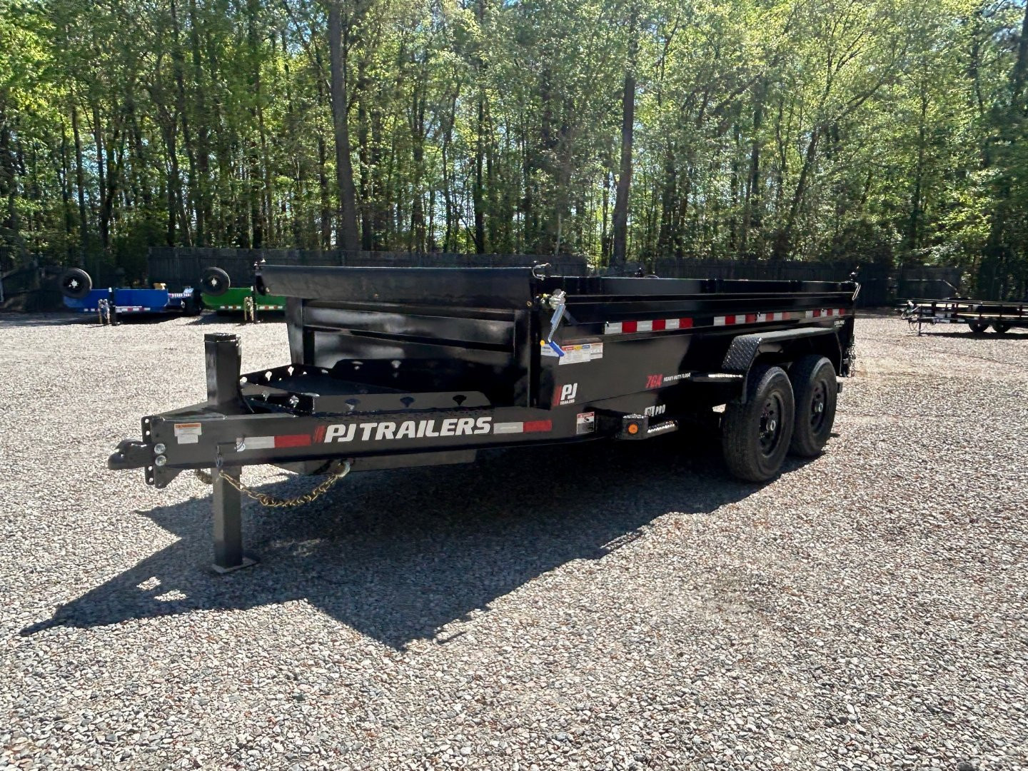 New 2026 PJ Trailers 7X14 DL 14K Dump Trailer w/ Hydraulic Jack