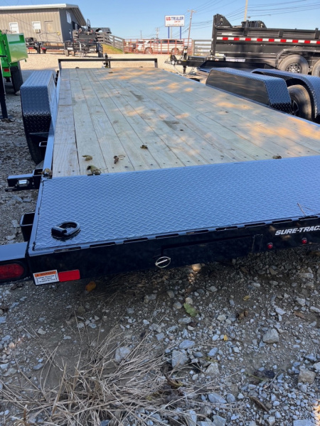 New 2026 Sure-Trac 7 x 22 C-Channel Flat Wood Car Hauler