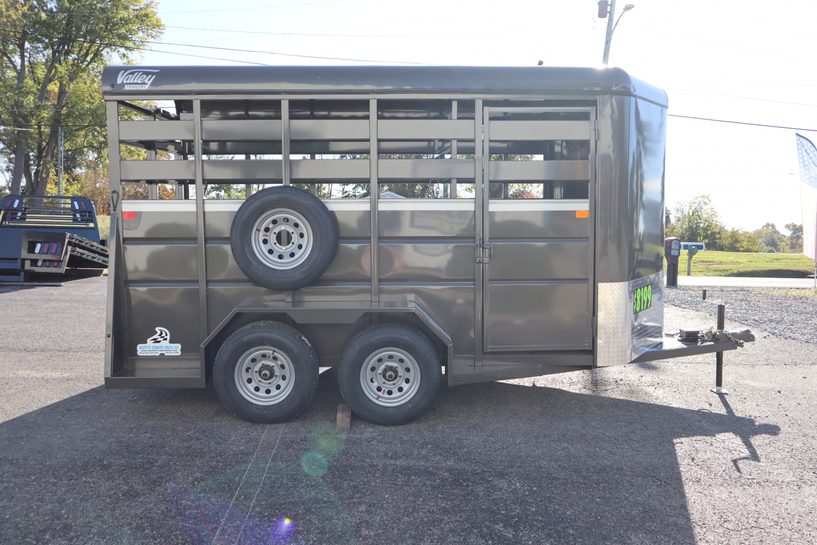 New 2026 Valley Trailers 26014 14' Stock Stock / Stock Combo Trailer