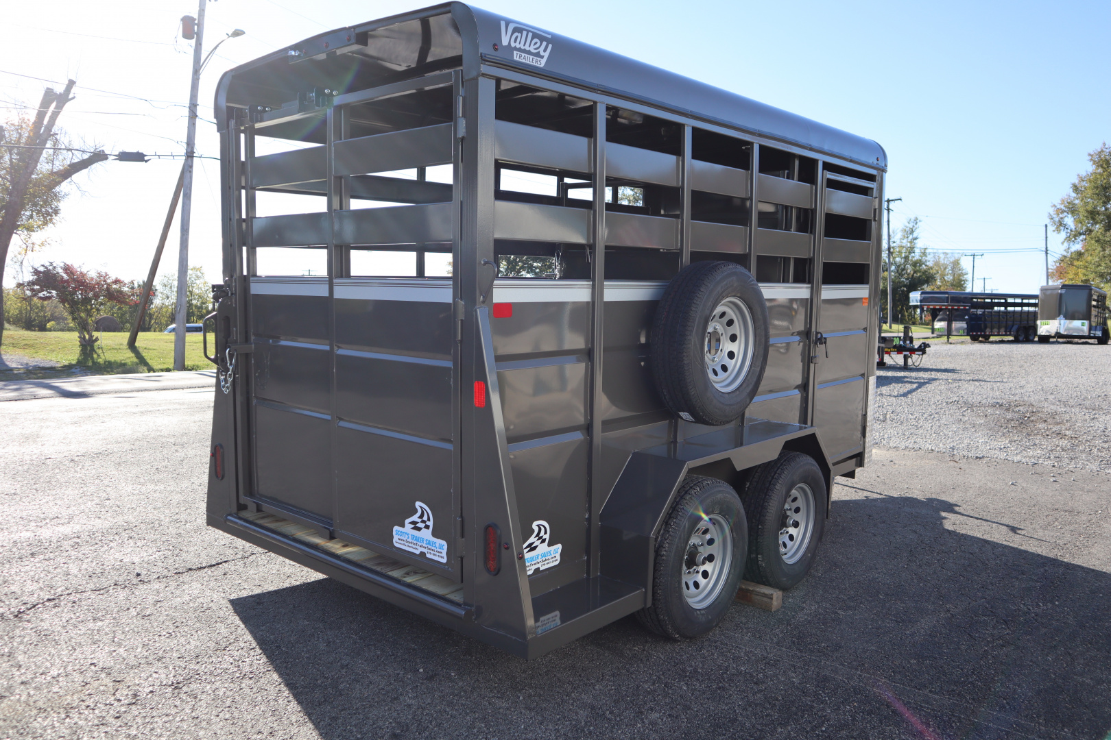 New 2026 Valley Trailers 26014 14' Stock Stock / Stock Combo Trailer