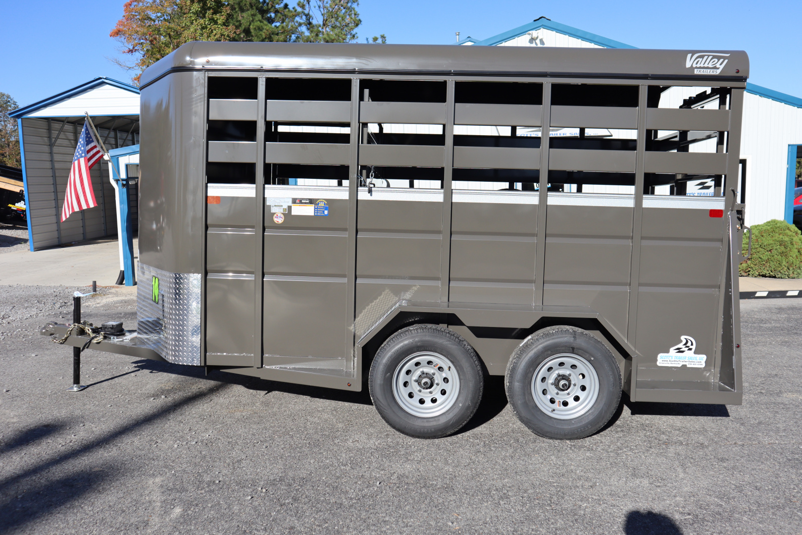 New 2026 Valley Trailers 26014 14' Stock Stock / Stock Combo Trailer