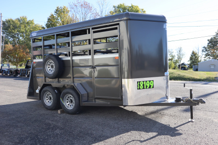 New 2026 Valley Trailers 26014 14' Stock Stock / Stock Combo Trailer