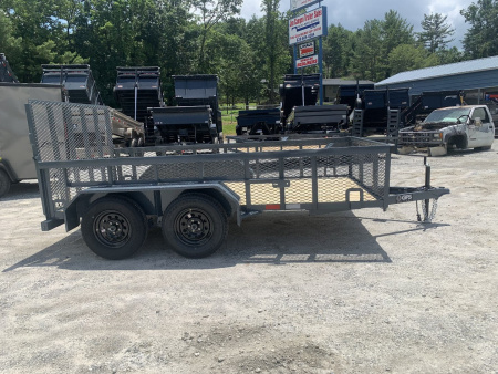 New 2026 GPS Trailers / GTT Series / 76  Wide x 12' Long / 7,000# Capacity / 48  Mesh Gate / 24  Mesh Sides