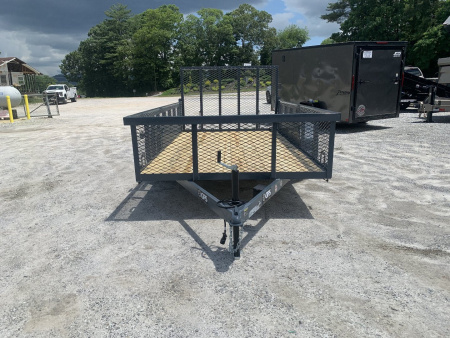 New 2026 GPS Trailers / GTT Series / 76" Wide x 12' Long / 7,000# Capacity / 48" Mesh Gate / 24" Mesh Sides
