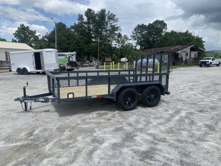 New 2026 GPS Trailers / GTT Series / 76" Wide x 12' Long / 7,000# Capacity / 48" Mesh Gate / 24" Mesh Sides