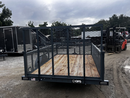 New 2026 GPS Trailers / GT Series / 76" x 12' / 3500# Axle / 48" Mesh Gate / 24" High Mesh Sides
