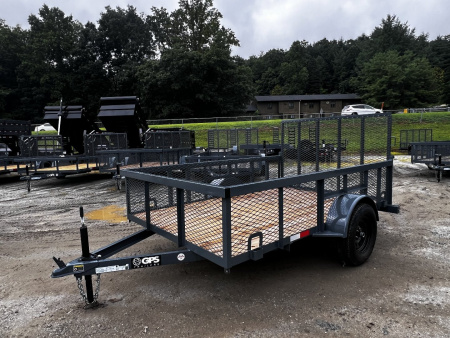 New 2026 GPS Trailers / GT Series / 76" x 12' / 3500# Axle / 48" Mesh Gate / 24" High Mesh Sides
