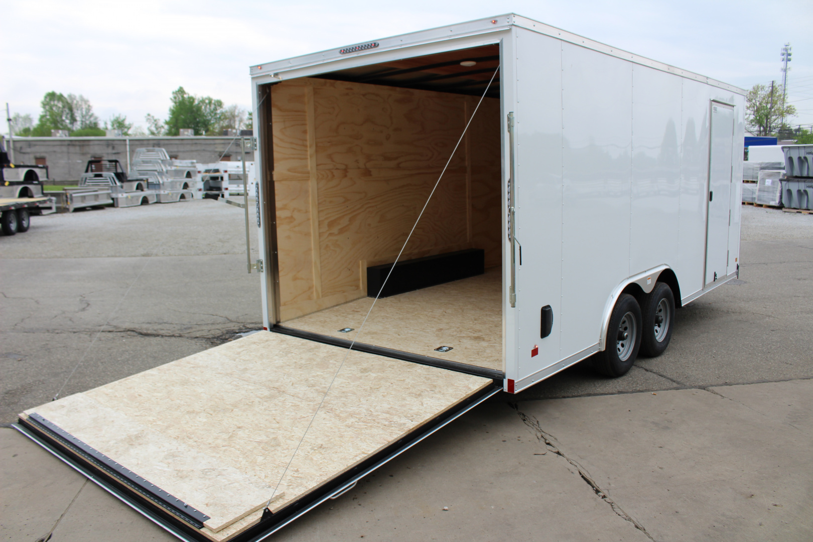 New 2026 Darkhorse Cargo 8.5' x 18' Enclosed Trailer - Ramp Door - 7' Interior Height - 9990# GVW