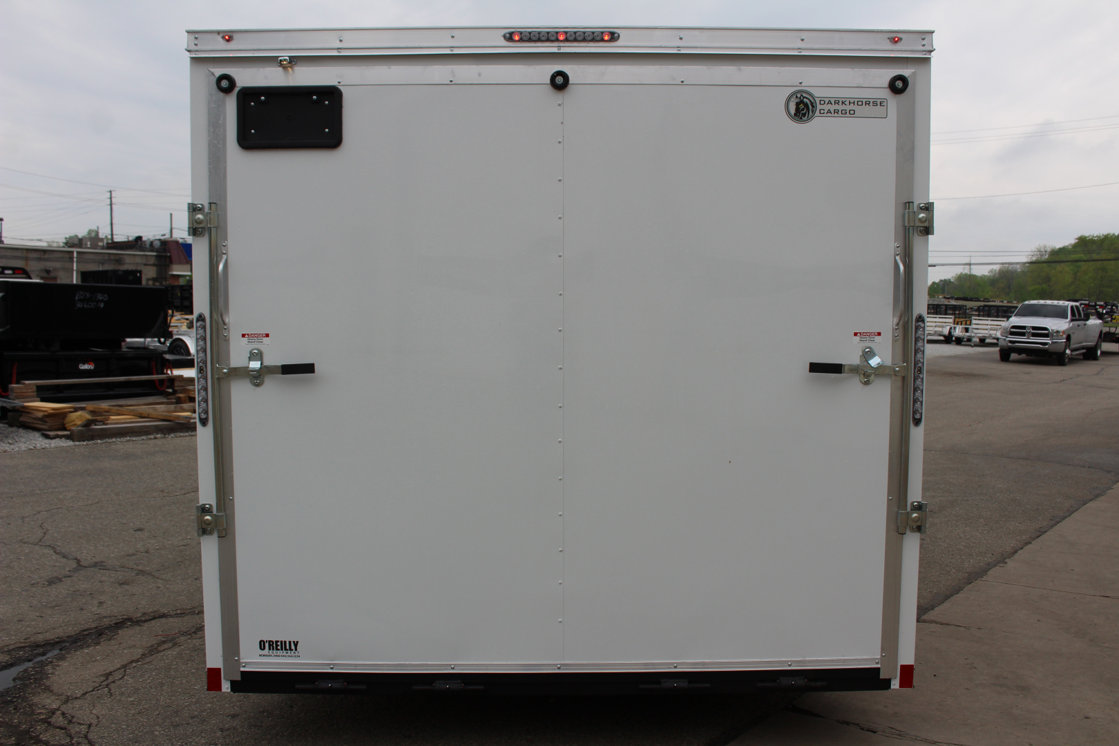 New 2026 Darkhorse Cargo 8.5' x 18' Enclosed Trailer - Ramp Door - 7' Interior Height - 9990# GVW