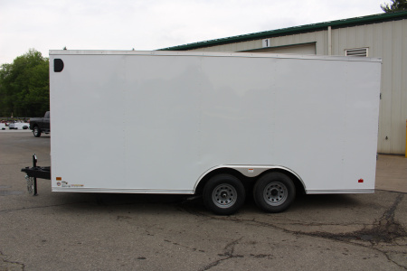 New 2026 Darkhorse Cargo 8.5' x 18' Enclosed Trailer - Ramp Door - 7' Interior Height - 9990# GVW