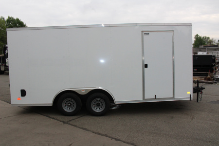New 2026 Darkhorse Cargo 8.5' x 18' Enclosed Trailer - Ramp Door - 7' Interior Height - 9990# GVW