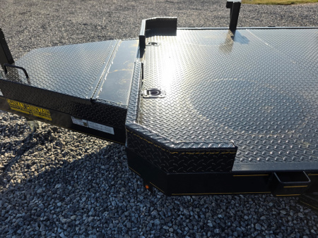 New 2026 P & T Trailers 7K 82X20 CARHAULER STEEL 5'' C CHANNEL SU Equipment Trailer