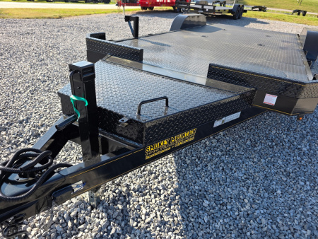 New 2026 P & T Trailers 7K 82X20 CARHAULER STEEL 5'' C CHANNEL SU Equipment Trailer