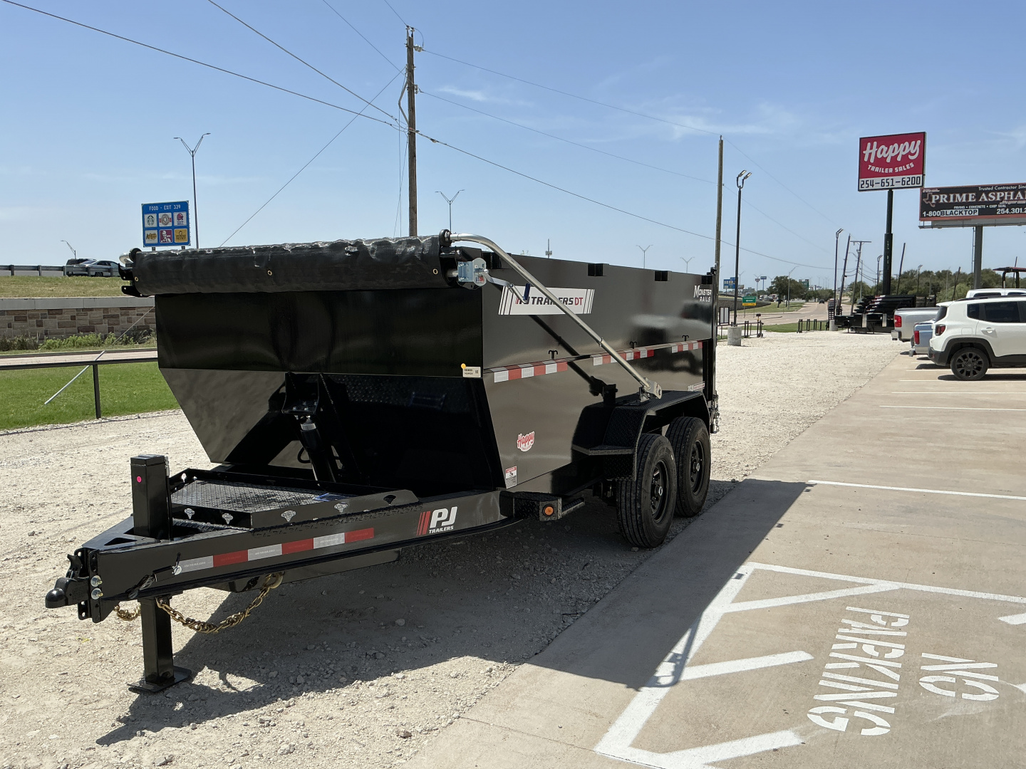 New 2026 PJ 83"x14' BP Tandem Axle Low Pro Telescopic Dump w/ 48" Sides – DT Voyager Package