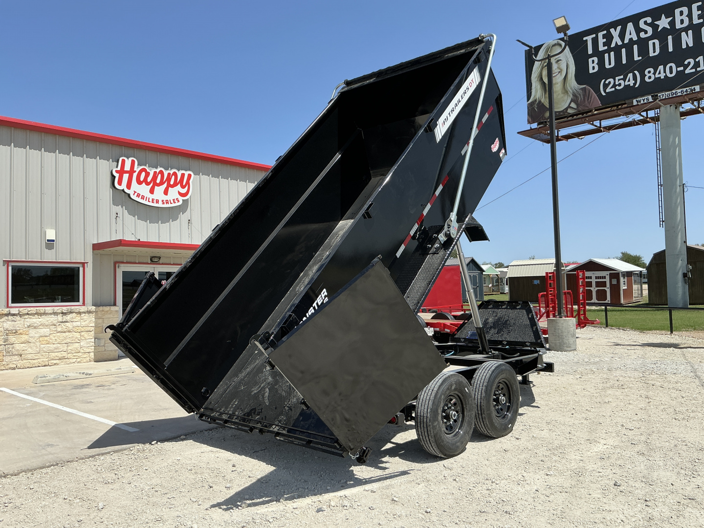 New 2026 PJ 83"x14' BP Tandem Axle Low Pro Telescopic Dump w/ 48" Sides – DT Voyager Package