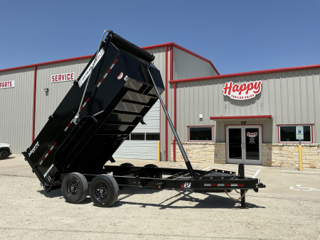 New 2026 PJ 83 x14' BP Tandem Axle Low Pro Telescopic Dump w/ 48  Sides – DT Voyager Package