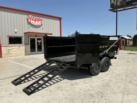 New 2026 PJ 83"x14' BP Tandem Axle Low Pro Telescopic Dump w/ 48" Sides – DT Voyager Package