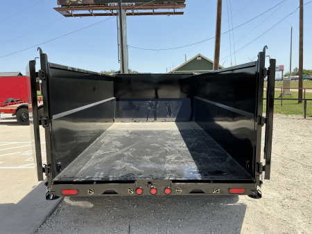 New 2026 PJ 83"x14' BP Tandem Axle Low Pro Telescopic Dump w/ 48" Sides – DT Voyager Package