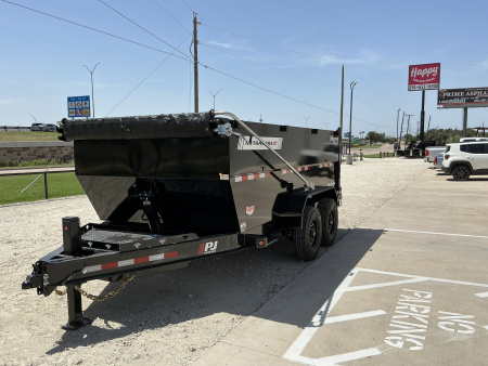 New 2026 PJ 83"x14' BP Tandem Axle Low Pro Telescopic Dump w/ 48" Sides – DT Voyager Package