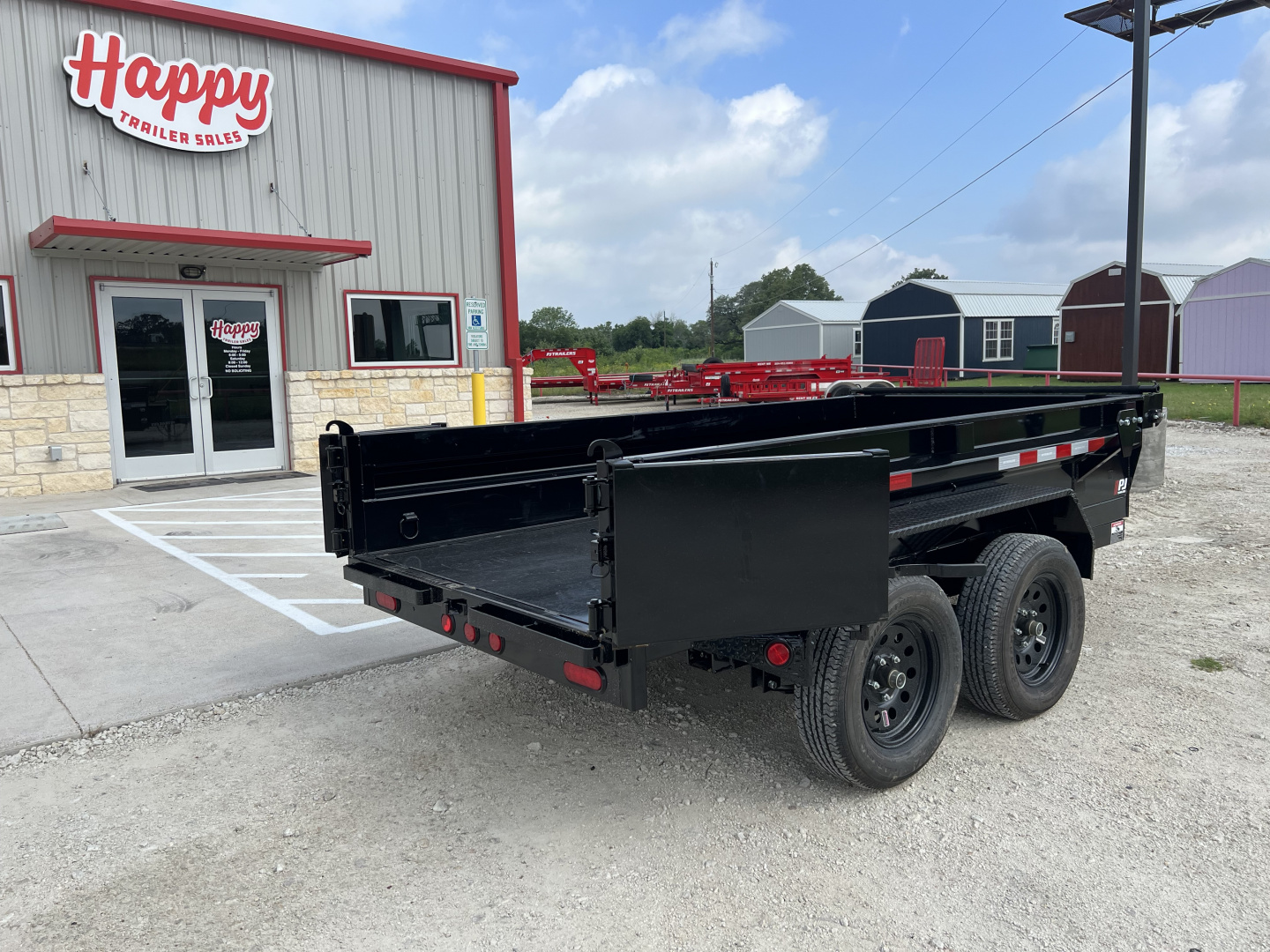 New 2026 PJ 60"x10' Tandem Axle Utility Dump Trailer w/ 18" Sides – D5