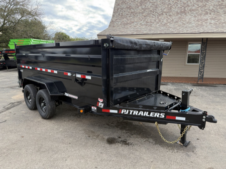 New 2026 PJ 83"x14' BP Tandem Axle Low Pro High Side Dump w/ 48" Sides – DM
