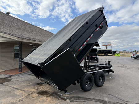 New 2026 PJ 83"x14' BP Tandem Axle Low Pro High Side Dump w/ 48" Sides – DM