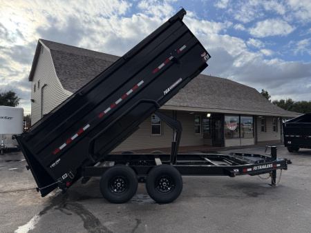 New 2026 PJ 83 x14' BP Tandem Axle Low Pro High Side Dump w/ 48  Sides – DM