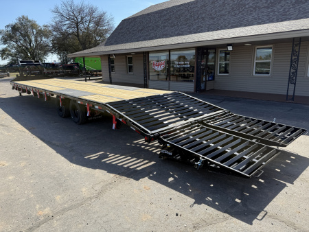 New 2026 PJ 102"x40' GN Low-Pro Air-Ride Flatbed w/ Duals - LD