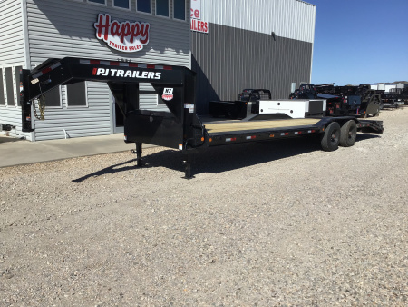 New 2026 PJ 102 x28' Gooseneck Pro-Beam Super-Wide Equipment Trailer – H7