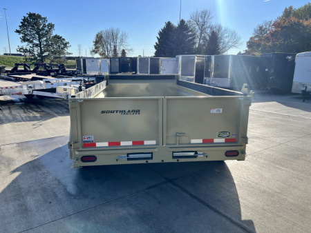 New RARE HUGE DISCOUNT NEW 2026 Southland 14ft Low Profile Dump Trailer 2-7000 lb axles =14K with Ramps