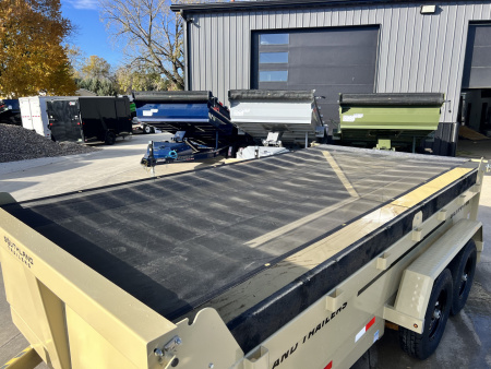 New RARE HUGE DISCOUNT NEW 2026 Southland 14ft Low Profile Dump Trailer 2-7000 lb axles =14K with Ramps