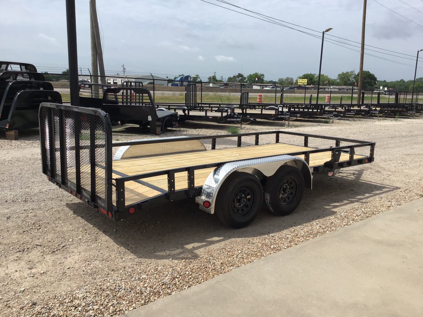 New 2026 PJ 83"x16' Tandem Axle Utility Trailer - UL