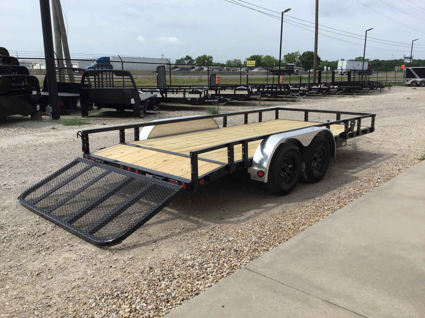 New 2026 PJ 83"x16' Tandem Axle Utility Trailer - UL