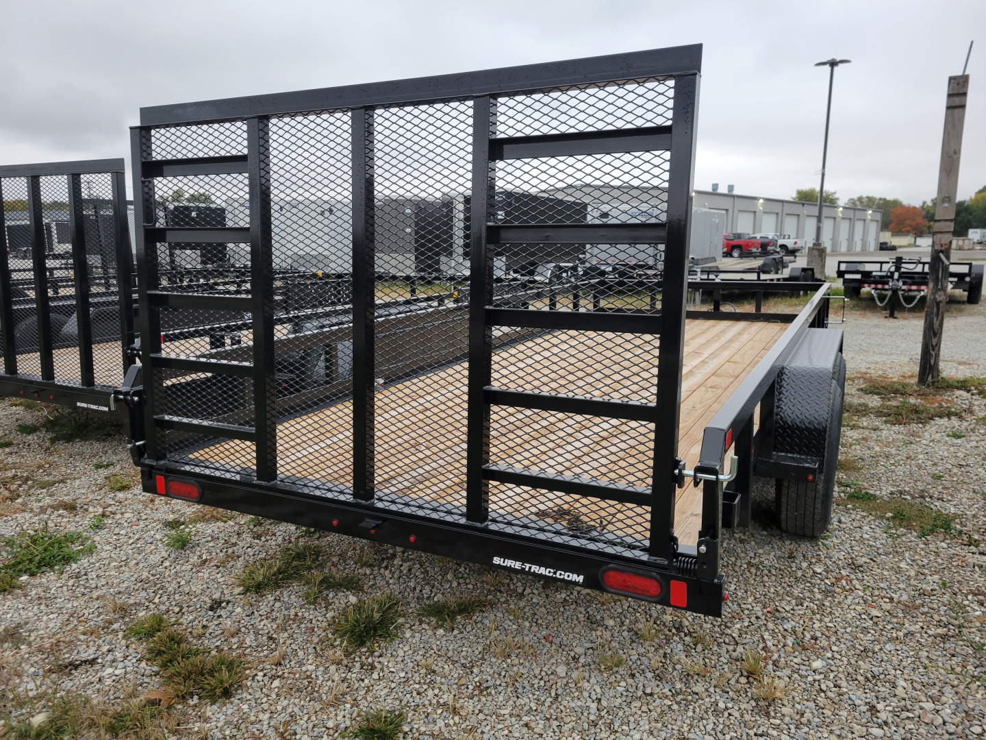 New 2026 Sure-Trac 7x18 Tube Top 10k Utility Trailer