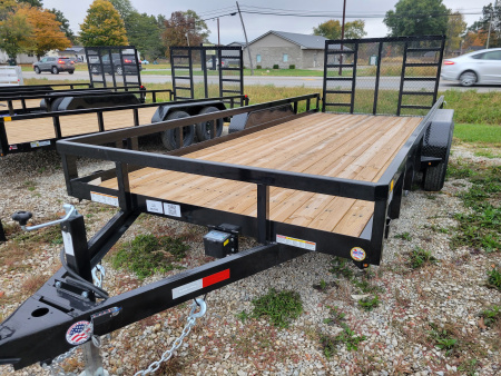 New 2026 Sure-Trac 7x18 Tube Top 10k Utility Trailer