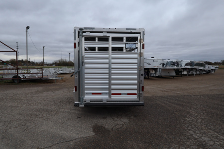 New 2026 Featherlite Trailers 8107 16' BP Stock / Stock Combo Trailer