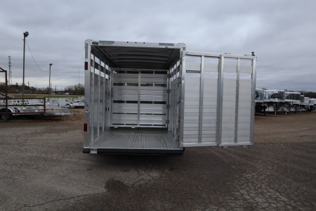 New 2026 Featherlite Trailers 8107 16' BP Stock / Stock Combo Trailer