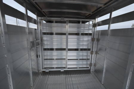 New 2026 Featherlite Trailers 8107 16' BP Stock / Stock Combo Trailer