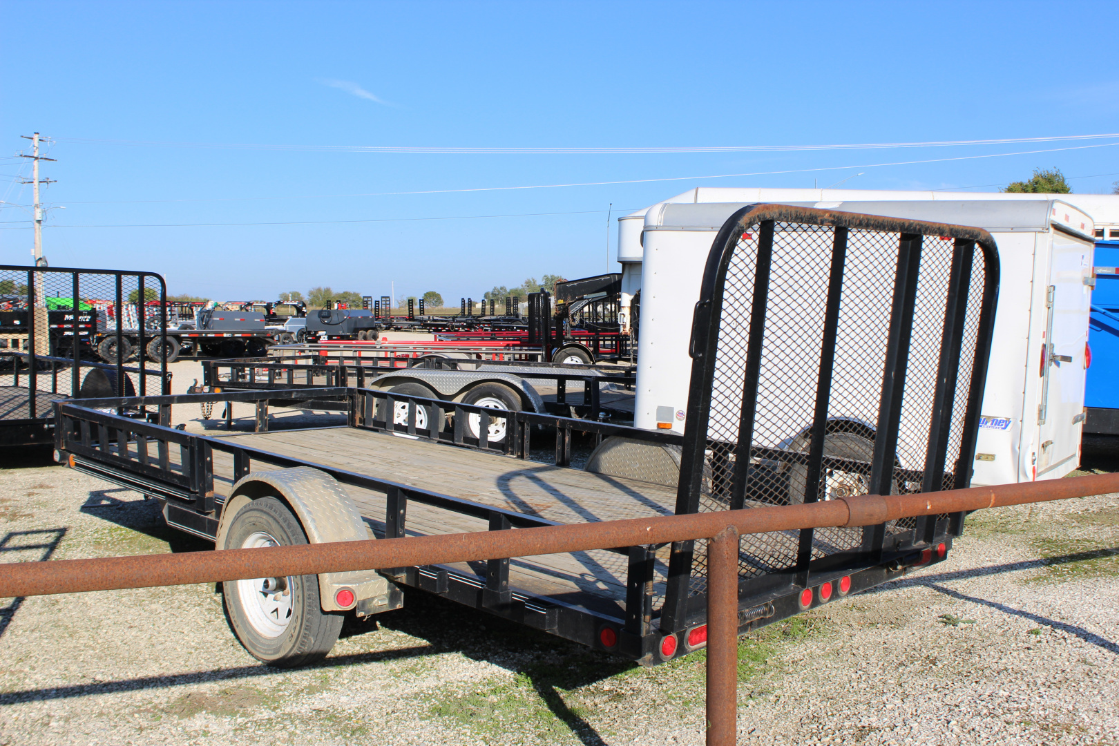 Used 2017 PJ Trailers U7 77x14 Utility Trailer