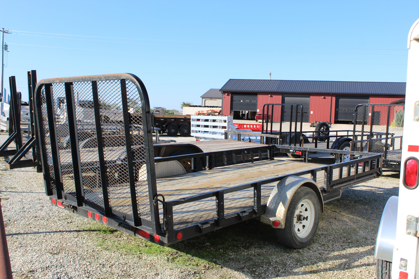 Used 2017 PJ Trailers U7 77x14 Utility Trailer