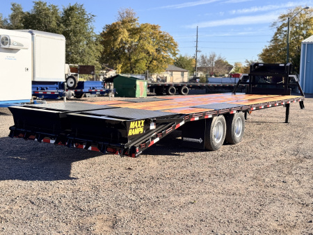 New 2026 Diamond T 8.5-32 Tandem Dual Gooseneck W/ MAXX Ramps 24K GVWR