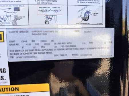 New 2026 Diamond T 8.5-32 Tandem Dual Gooseneck W/ MAXX Ramps 24K GVWR