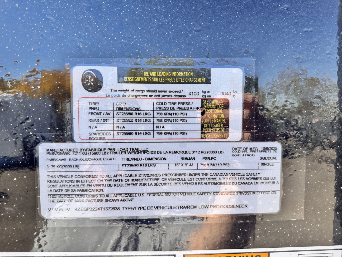 New 2026 Load Trail 8.5-32 Single Wheel Tandem Dual Gooseneck 15.9K GVWR