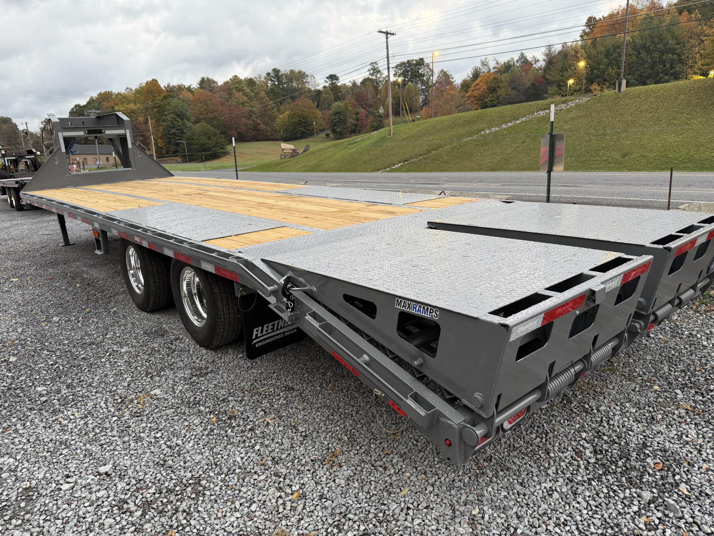 New 2026 Diamond C FMAX210 GOOSENECK TRAILER 23+5 MAX RAMPS ALUMINUM OUTER RIMS