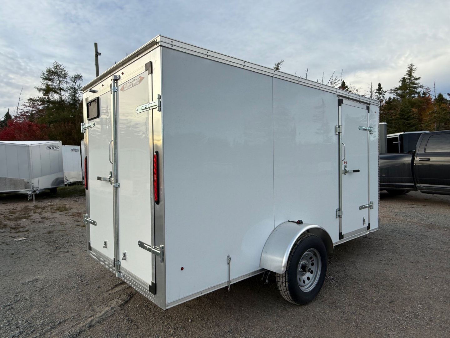 New 2026 Weberlane 6 x 12 Barn door, single axle Cargo / Enclosed Trailer