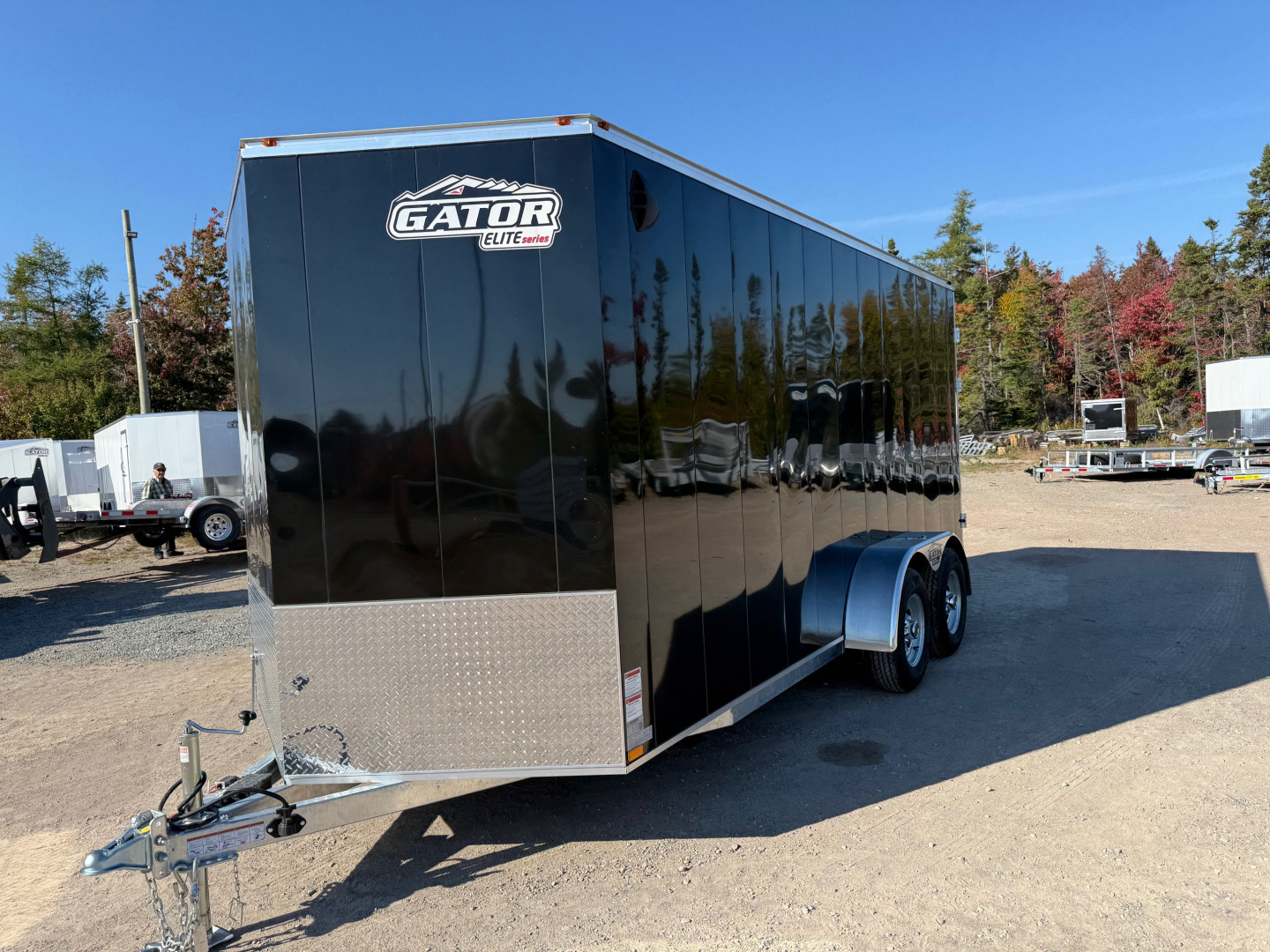 New 2026 Gator Elite 7 x 14, Barn Door Cargo / Enclosed Trailer