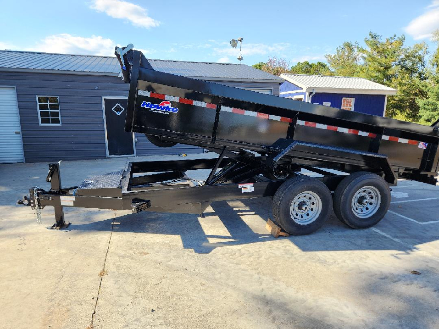 New 2025 Hawke Trailers 7X14 Dump Trailer