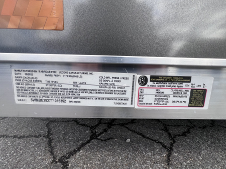 New 2026 Legend Trailers 7.5x29 7K Explorer Series Snowmobile Trailer